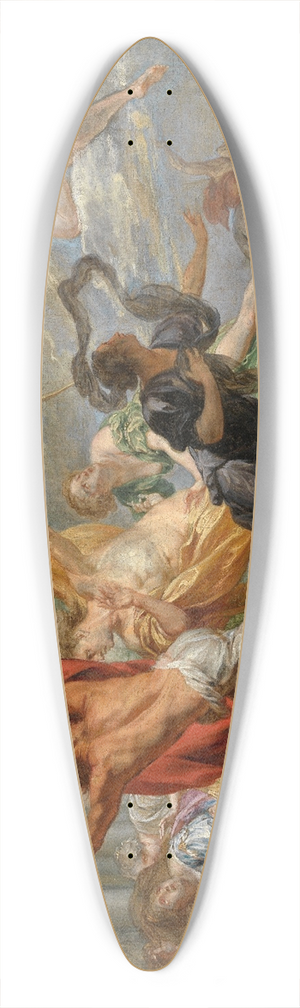 Jan Boeckhorst - Apollo and Diana Kill Niobes Children 39.3 inch art pintail longboard deck