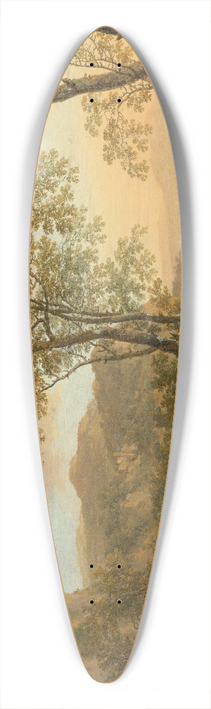 Jan Both - Italian Landscape 39.3 inch art pintail longboard deck