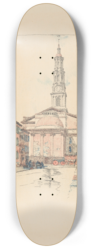 Charles Frederick William Mielatz - St. Johns Chapel 8.25 inch art skate deck