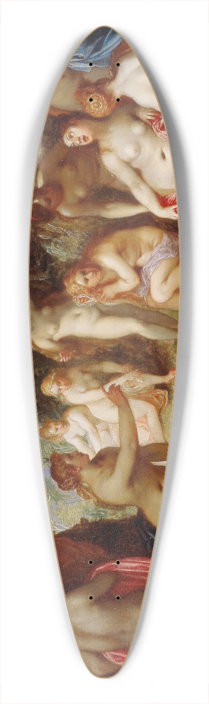 Jan Brueghel The Elder - Diana and Callisto 39.3 inch art pintail longboard deck