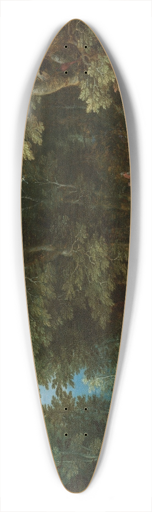Jan Brueghel The Elder - Latona and the Lycian Peasants 39.3 inch art pintail longboard deck Jan Brueghel The Elder - Latona and the Lycian Peasants 39.3 inch art pintail longboard deck