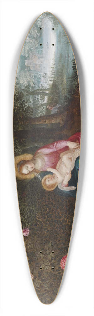 Jan Brueghel the Younger - Die Ruhe Auf Der Flucht 39.3 inch art pintail longboard deck