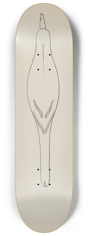 Charles Garjian - Decoy (Red-Wing Black Bird) 8.25 inch art skate deck