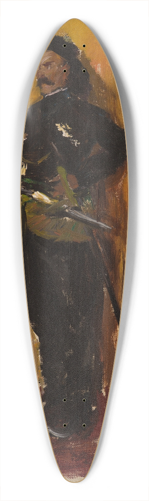 Jan Cigliski - A Caucasian (Batumi) 39.3 inch art pintail longboard deck
