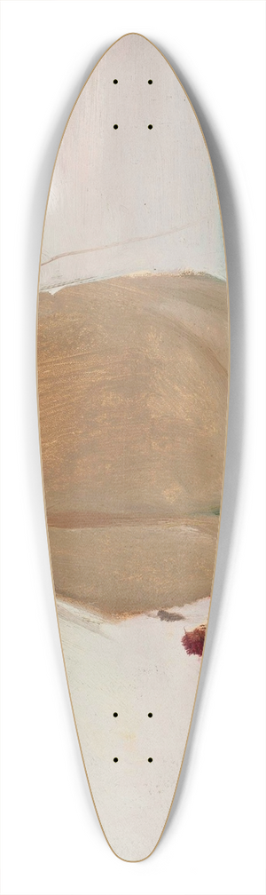 Jan Cigliski - Boat  Alupka. From the journey to Crimea 39.3 inch art pintail longboard deck