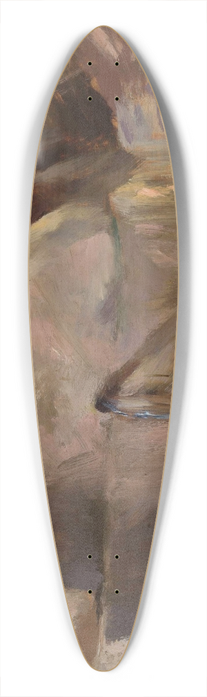 Jan Cigliski - Fountain near Yalta. From the journey to Crimea 39.3 inch art pintail longboard deck