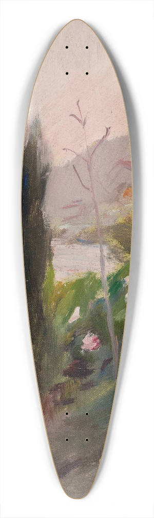 Jan Cigliski - Garden of the Bakhchi-Dere villa in Yalta. From the journey to Crimea 39.3 inch art pintail longboard deck