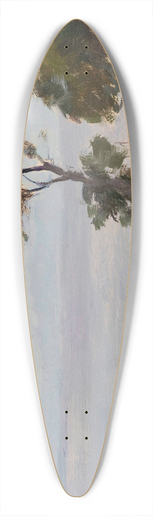 Jan Cigliski - Landscape. From the journey to Constantinople 39.3 inch art pintail longboard deck