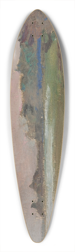 Jan Cigliski - Moonlite Evening (Mist) 39.3 inch art pintail longboard deck