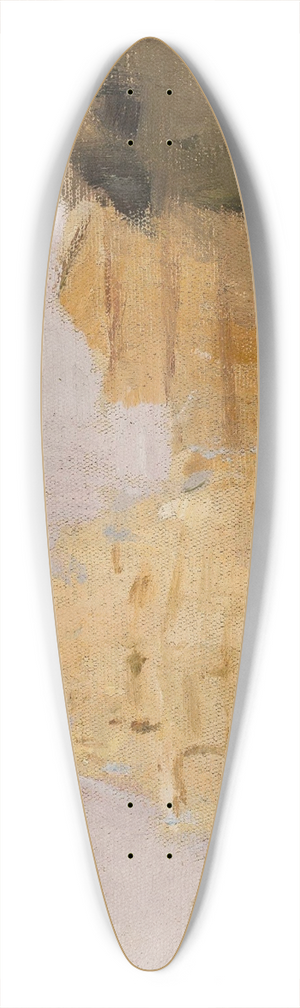 Jan Cigliski - Mumbai  temple. From the journey to India 39.3 inch art pintail longboard deck Jan Cigliski - Mumbai  temple. From the journey to India 39.3 inch art pintail longboard deck