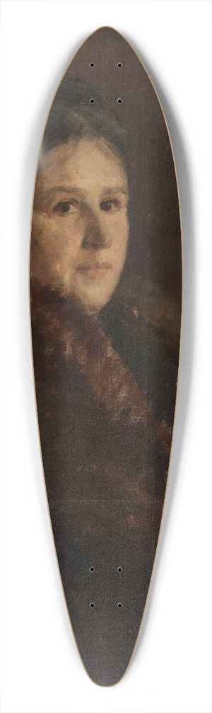 Jan Cigliski - Portrait of Mrs. Karliska 39.3 inch art pintail longboard deck