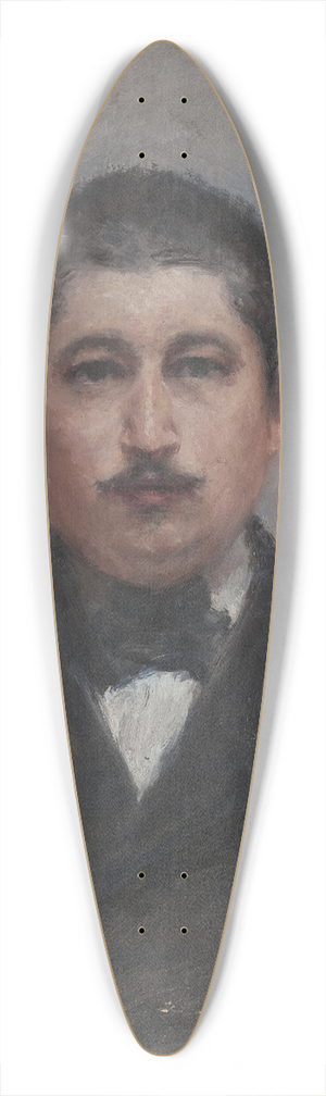Jan Cigliski - Portrait of Sigma Syromyatnikov 39.3 inch art pintail longboard deck