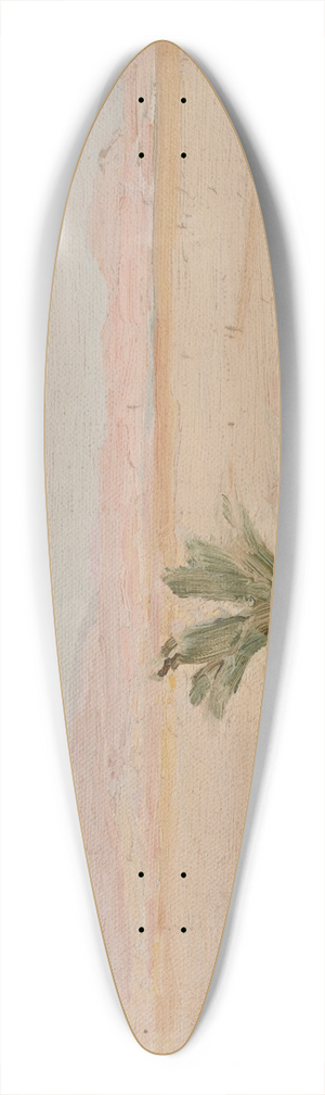 Jan Cigliski - Sahara (Desert) 39.3 inch art pintail longboard deck