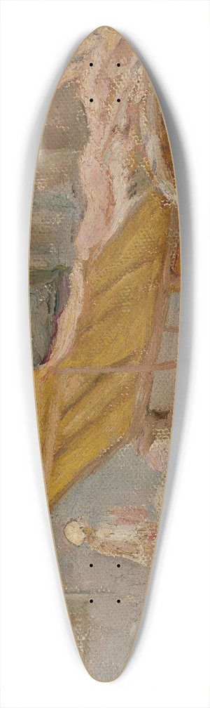 Jan Cigliski - Samarkand  fruit market. From the journey to Turkestan 39.3 inch art pintail longboard deck