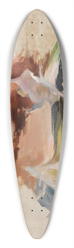 Jan Cigliski - Study of a flower 39.3 inch art pintail longboard deck