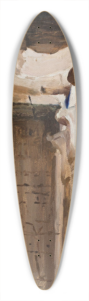 Jan Cigliski - Temple. From the journey to Egypt 3 39.3 inch art pintail longboard deck Jan Cigliski - Temple. From the journey to Egypt 3 39.3 inch art pintail longboard deck