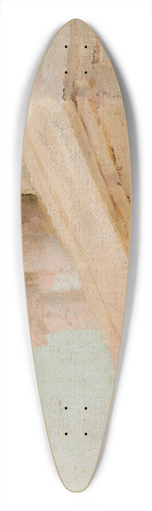 Jan Cigliski - Temple in Udaipur. From the journey to India 39.3 inch art pintail longboard deck Jan Cigliski - Temple in Udaipur. From the journey to India 39.3 inch art pintail longboard deck