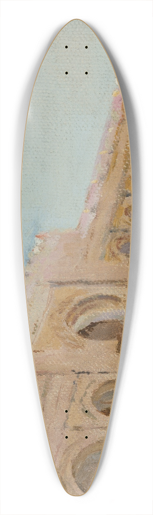 Jan Cigliski - The Great Mosque of Kairouan  Tunis. 39.3 inch art pintail longboard deck