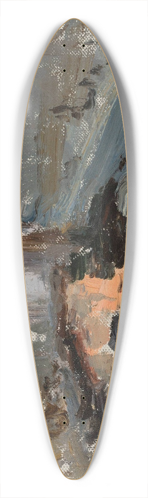 Jan Cigliski - Trieste. From the journey to Greece 39.3 inch art pintail longboard deck