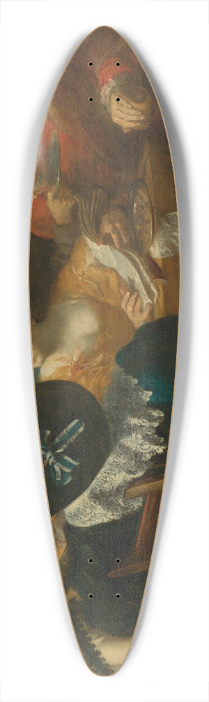 Jan Cossiers - A Merry Company 39.3 inch art pintail longboard deck