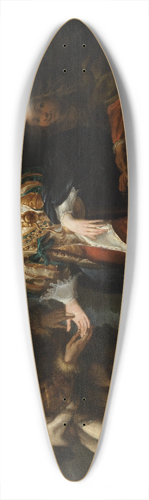 Jan Cossiers - The fortune teller 39.3 inch art pintail longboard deck
