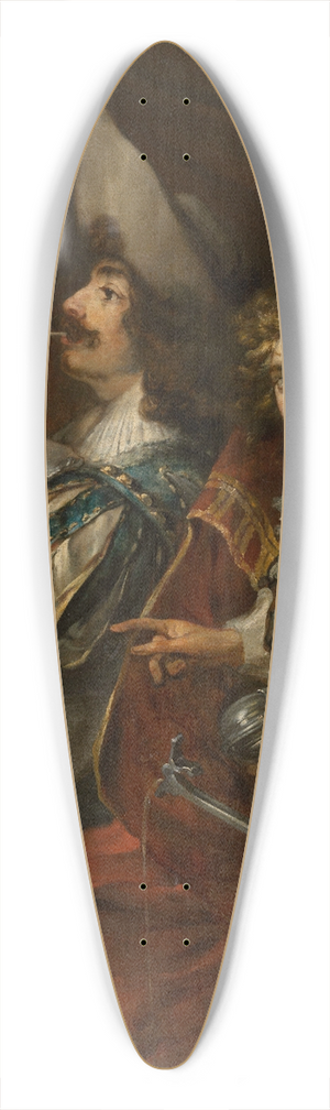Jan Cossiers - The Smoker 39.3 inch art pintail longboard deck