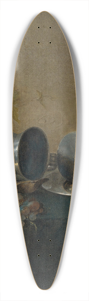 Jan Davidsz de Heem - Still Life Of A Pewter Tankard, Lemon, Oysters And Grapes 39.3 inch art pintail longboard deck