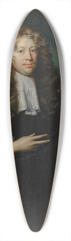 Jan De Baen - Portrait of a gentleman 39.3 inch art pintail longboard deck