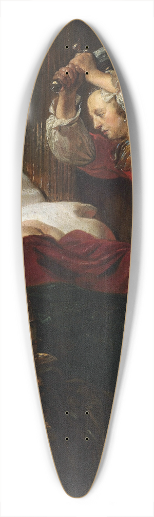 Jan de Bray - Judith and Holofernes 39.3 inch art pintail longboard deck Jan de Bray - Judith and Holofernes 39.3 inch art pintail longboard deck