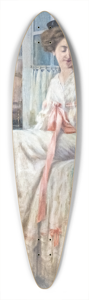 Jane Atch - Portrait of Madame A.J. 39.3 inch art pintail longboard deck