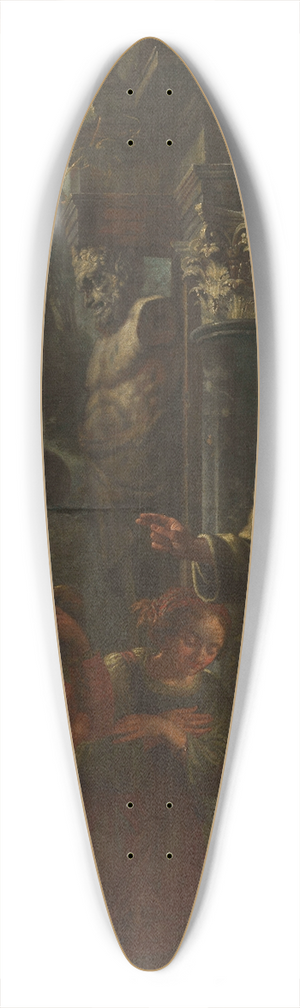 Jan Erasmus Quellinus - Miracle of Saint Hugh of Lincoln 39.3 inch art pintail longboard deck
