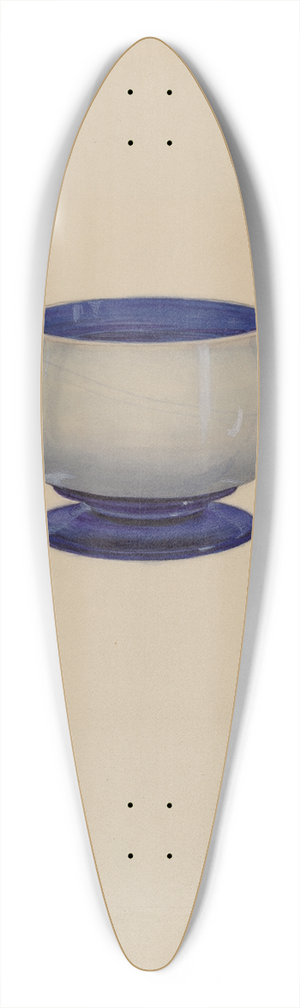 Janet Riza - Salt Cellar 39.3 inch art pintail longboard deck