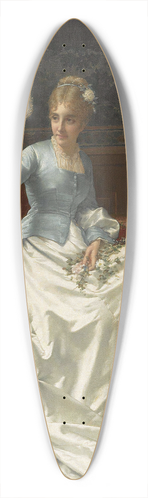 Jan Frederik Pieter Portielje - A beauty in an interior 39.3 inch art pintail longboard deck