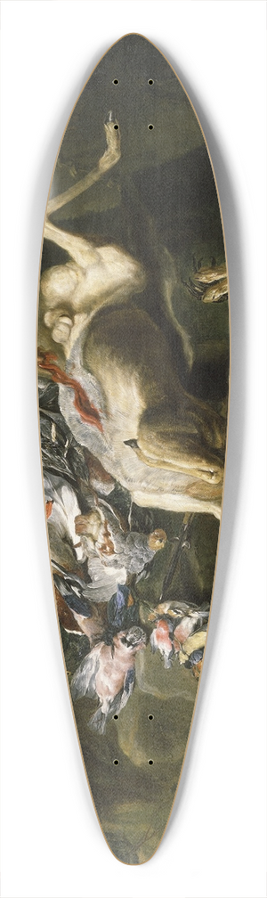 Jan Fyt - Still Life of Abundant Game 39.3 inch art pintail longboard deck