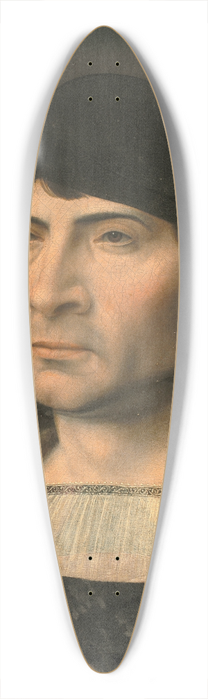 Jan Gossaert - Portrait Of A Man 39.3 inch art pintail longboard deck
