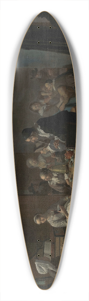 Jan Josef Horemans the Younger - The New Song 39.3 inch art pintail longboard deck
