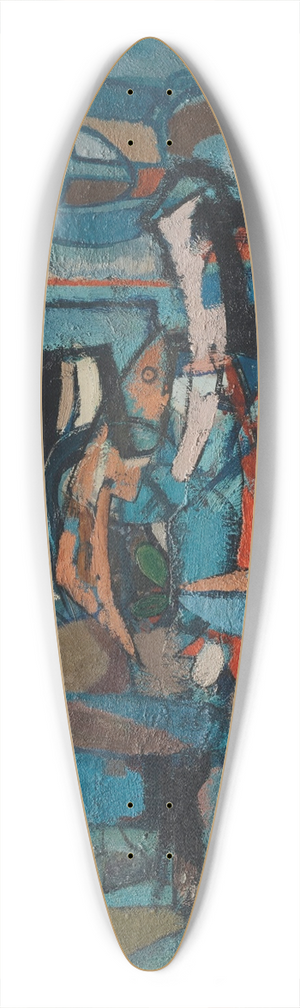 Jankel Adler - La Poissonnire 39.3 inch art pintail longboard deck