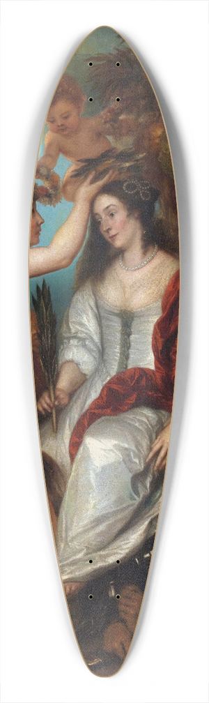 Jan Lievens - Allegory of Peace 39.3 inch art pintail longboard deck