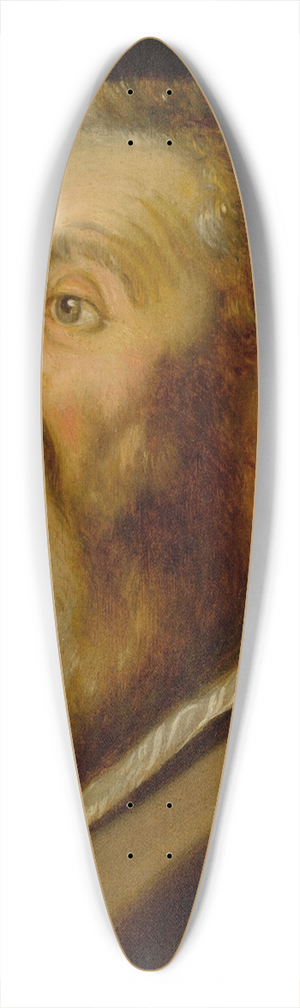 Jan Lievens - Study of a man looking up 39.3 inch art pintail longboard deck