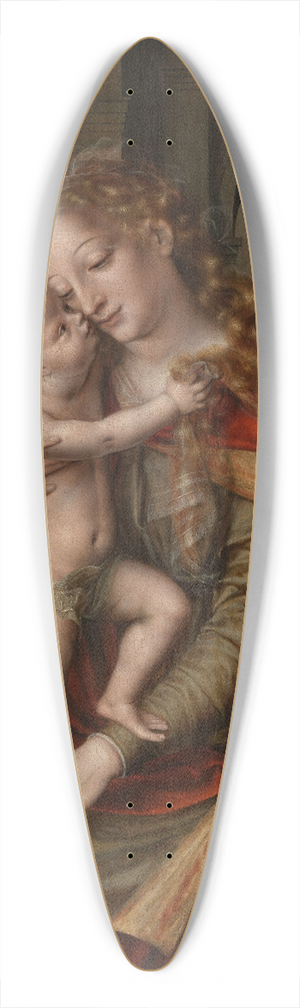 Jan Massijs - The Holy Family 39.3 inch art pintail longboard deck