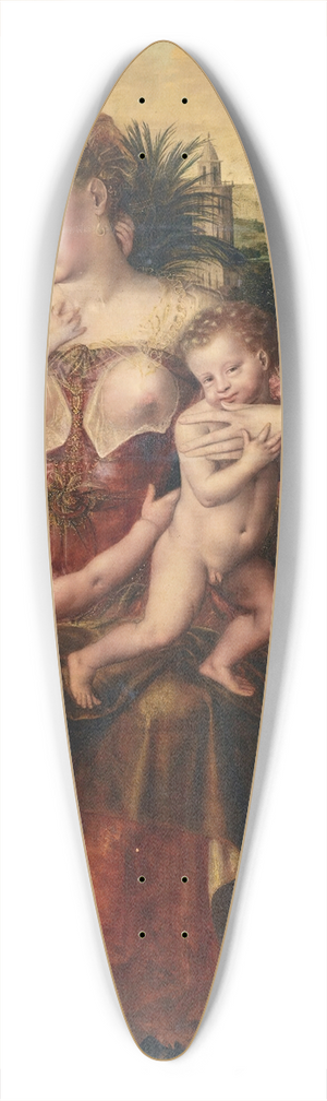 Jan Massys - An Allegory Of Charity 39.3 inch art pintail longboard deck Jan Massys - An Allegory Of Charity 39.3 inch art pintail longboard deck