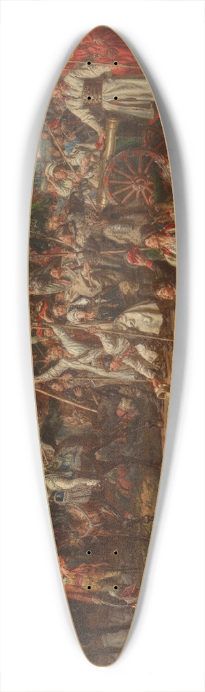Jan Matejko - Kociuszko at Racawice 39.3 inch art pintail longboard deck