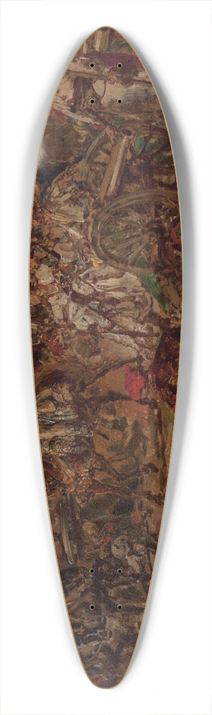 Jan Matejko - Kociuszko at Racawice, sketch 39.3 inch art pintail longboard deck