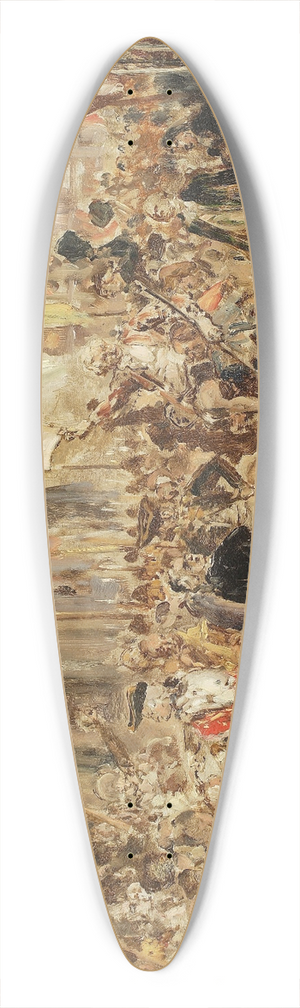 Jan Matejko - Sketch for the painting Constitution of the 3 May 39.3 inch art pintail longboard deck Jan Matejko - Sketch for the painting Constitution of the 3 May 39.3 inch art pintail longboard deck