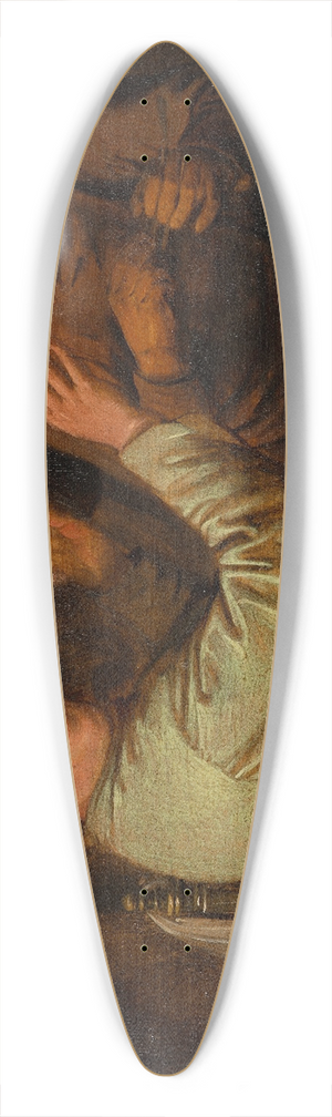 Jan Miense Molenaer - The Five Senses,Hearing 39.3 inch art pintail longboard deck Jan Miense Molenaer - The Five Senses,Hearing 39.3 inch art pintail longboard deck