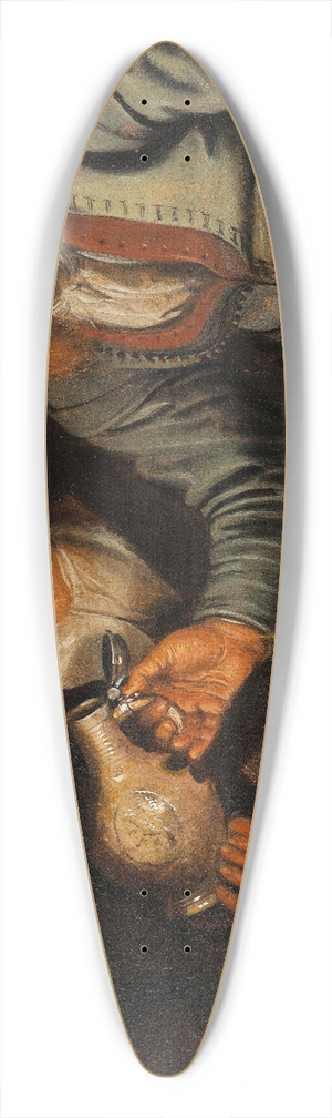 Jan Miense Molenaer - The Five Senses,Sight 39.3 inch art pintail longboard deck Jan Miense Molenaer - The Five Senses,Sight 39.3 inch art pintail longboard deck