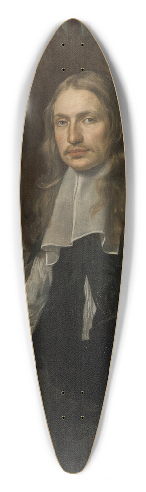 Jan Mytens - Portrait of a gentleman standing before a cliff, three-quarter length 39.3 inch art pintail longboard deck Jan Mytens - Portrait of a gentleman standing before a cliff, three-quarter length 39.3 inch art pintail longboard deck