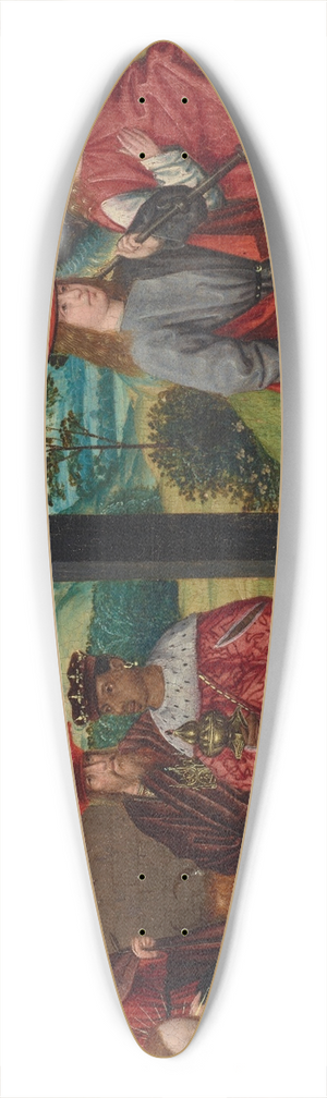 Jan Provoost - The Adoration of the Magi with Tobias and the Angel 39.3 inch art pintail longboard deck