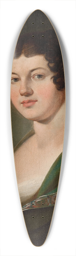 Jan Rustem - Portrait of Aniela Nowicka ne Popawska 39.3 inch art pintail longboard deck