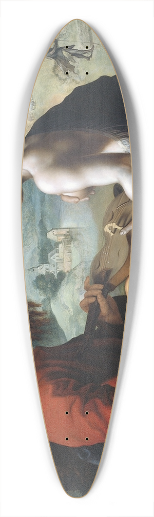 Jan Sanders Van Hemessen - Allegory of Nature as the Mother of Art 39.3 inch art pintail longboard deck